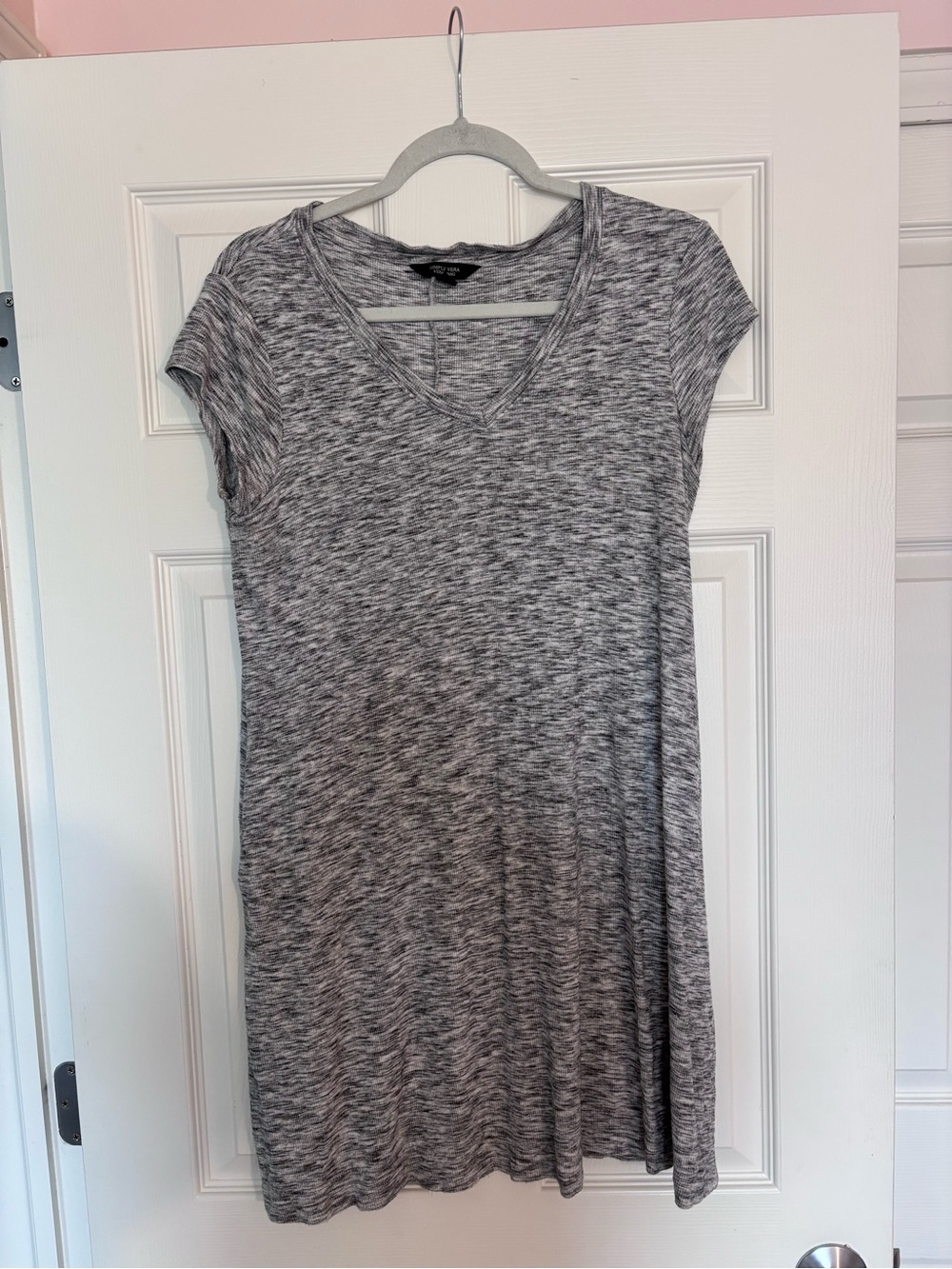 Simply Vera Gray Mini Dress with Pockets